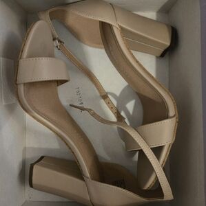 Madden Girl Beella Blush Block Heels 5.5